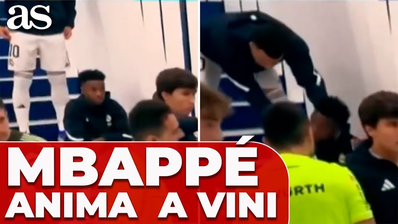 MBAPPÉ ANIMA a VINICIUS JR. tras la PITADA del BERNABÉU | REAL MADRID vs. LEVANTE UD