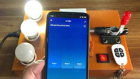 VIDEO Hướng dẫn kết nối công tắc WIFI + RF433