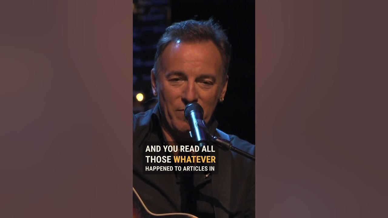 Bruce Springsteen talks with Elvis Costello about “Darkness on the Edge of Town” Bruce Springsteen talks with Elvis Costello about “Darkness on the Edge of Town”