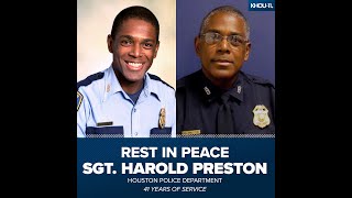 Memorial service for HPD Sgt. Harold Preston