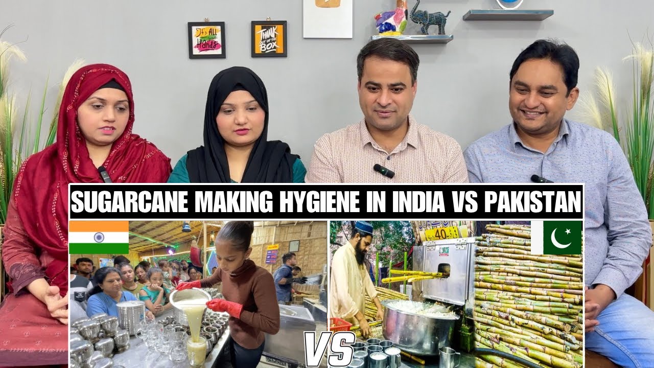 Sugarcane Juice Making Hygiene In India Vs Sugarcane Juice Making Hygiene In Pakistan | Reaction!!