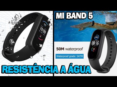 mi band 5 a prova de agua