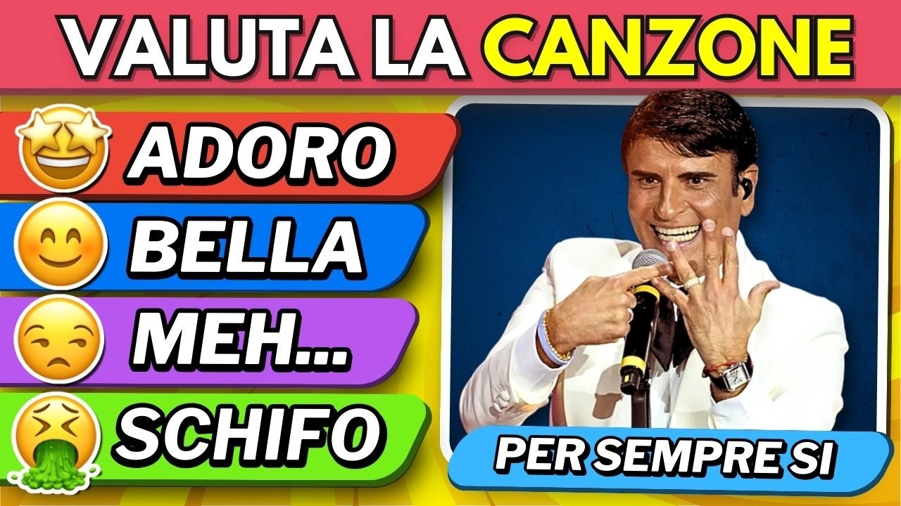 VOTA LA CANZONE DI SANREMO 2026 🇮🇹 🎧 || Tierlist Canzoni Sanremo 2025