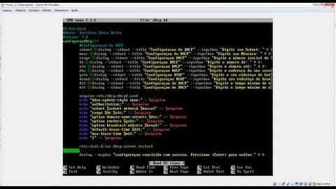 CRIANDO MENU DIALOG PARA CONFIGURAÇÃO DE 3 SERVIÇOS DE REDE EM SHELL SCRIPT UTILIZANDO LINUX