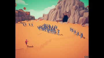 I try beat TABS campaign using only ONE unit! Spears level #games #tabs #fun #challenge