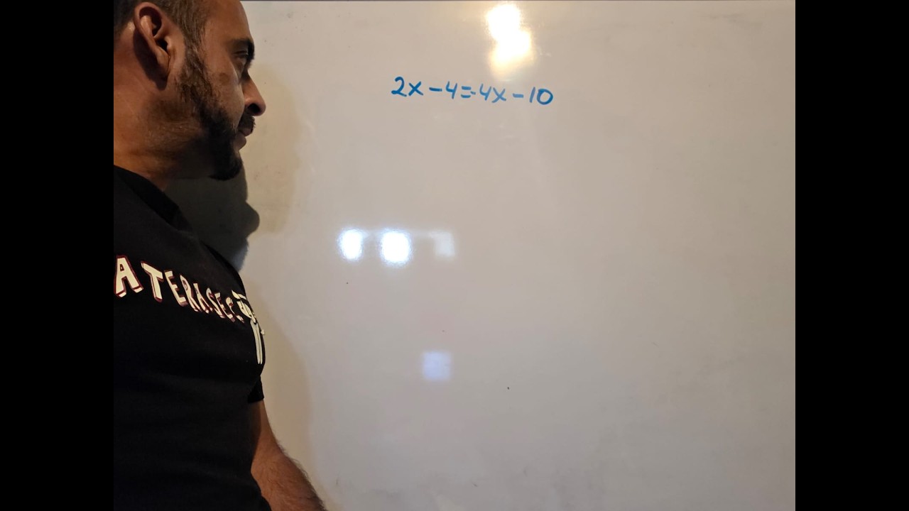 Ecuaciones de la forma: ax+b=cx+d.
