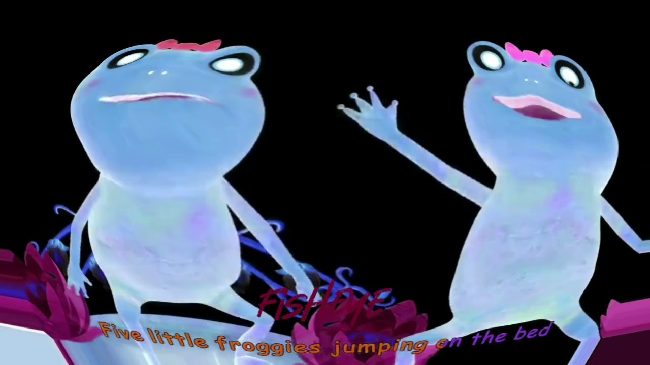 🐸Five Little Froggies Jumping On The Bed Effects//Experimental FX//Sponsored by Gamavision Csupo FX