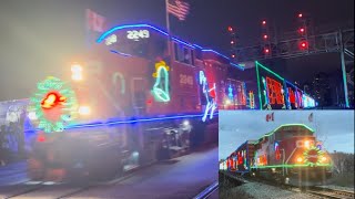 (Saturday Evening Chase] Chasing CPKC 01H Canada Holiday Train From Pickering to Toronto 11/29/25