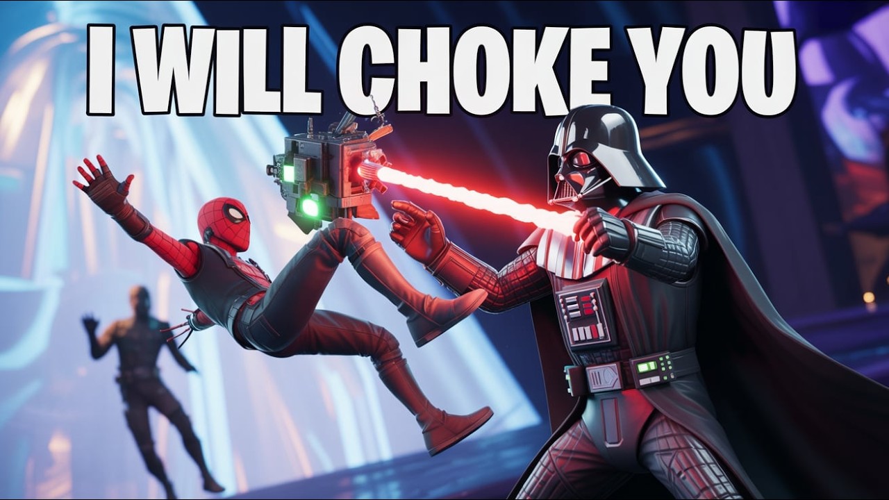 Darth Vader Force Chokes Me In Fortnite YouTube 
