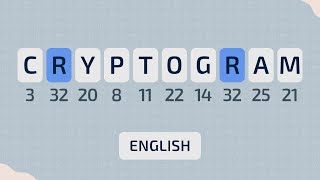 Cryptogram in English