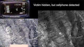 How do high tech drones locate lost people?