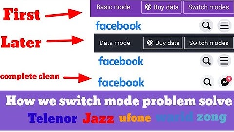 Facebook buy data problem solve || How to remove basic mode Facebook || Facebook free mode off/opt.
