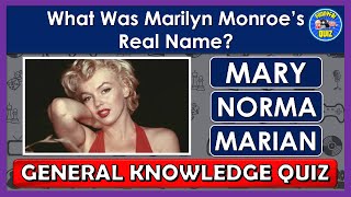"GENERAL KNOWLEDGE" QUIZ (PART 2) !! | TRIVIA/CHALLENGE/QUESTIONS