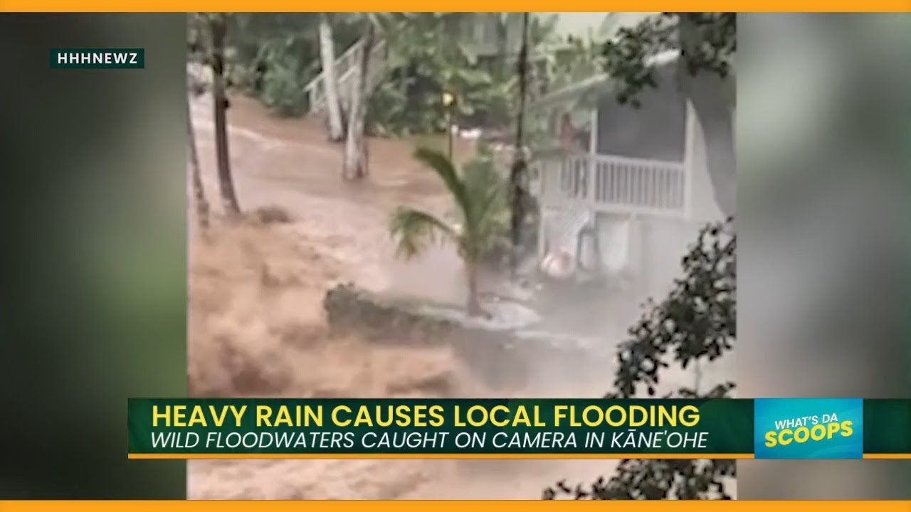 Hawai'i Heavy Flooding Videos Flood Social Media