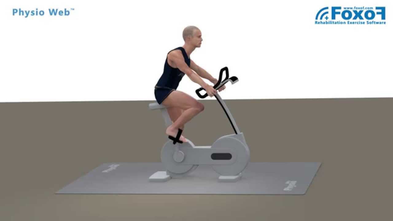 la voz EX121 - Exercice : Rééducation cardiaque - pédalage lent sur vélo