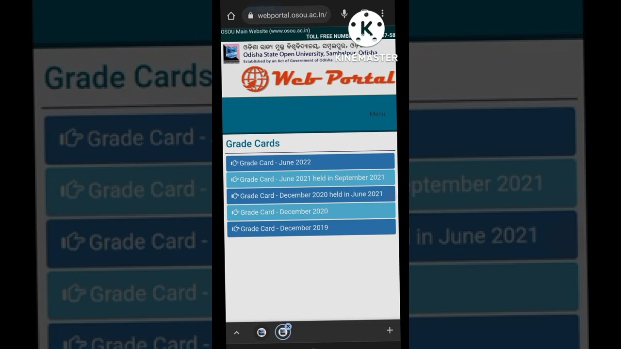 Please check your Grade Card & Provisional Certificate Status on below link OSOU