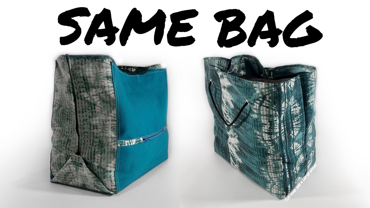 How To Make a Beach Bag — Simple and Reversible YouTube