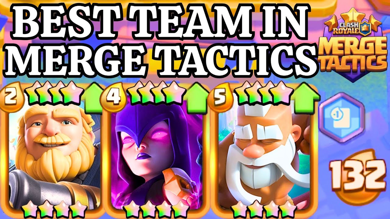 The BEST Team In Merge Tactics! - Clash Royale Merge Tactics