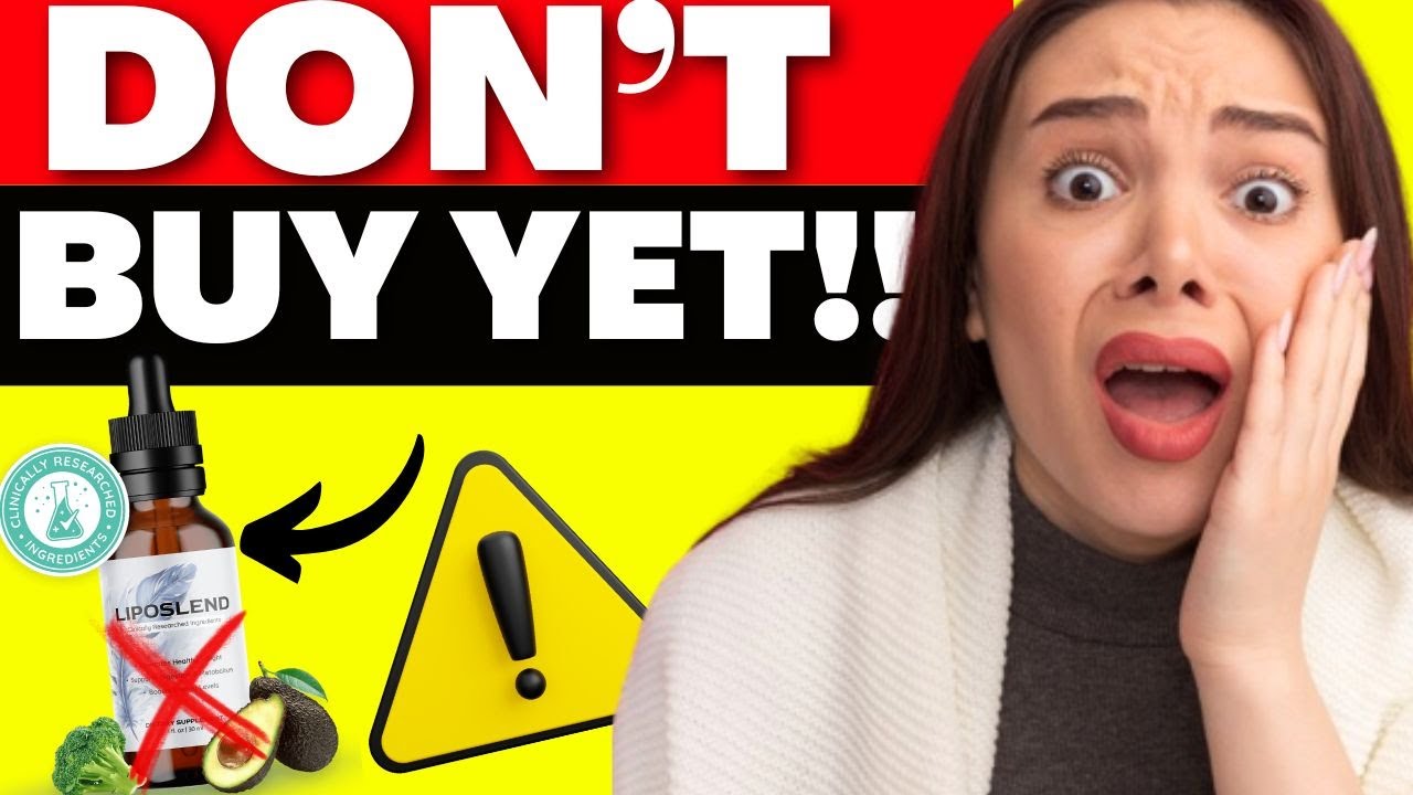 LipoSlend REVIEW⚠️BEWARE!!⚠️ LipoSlend Drops – LipoSlend Supplement – LipoSlend Reviews – LipoSlend