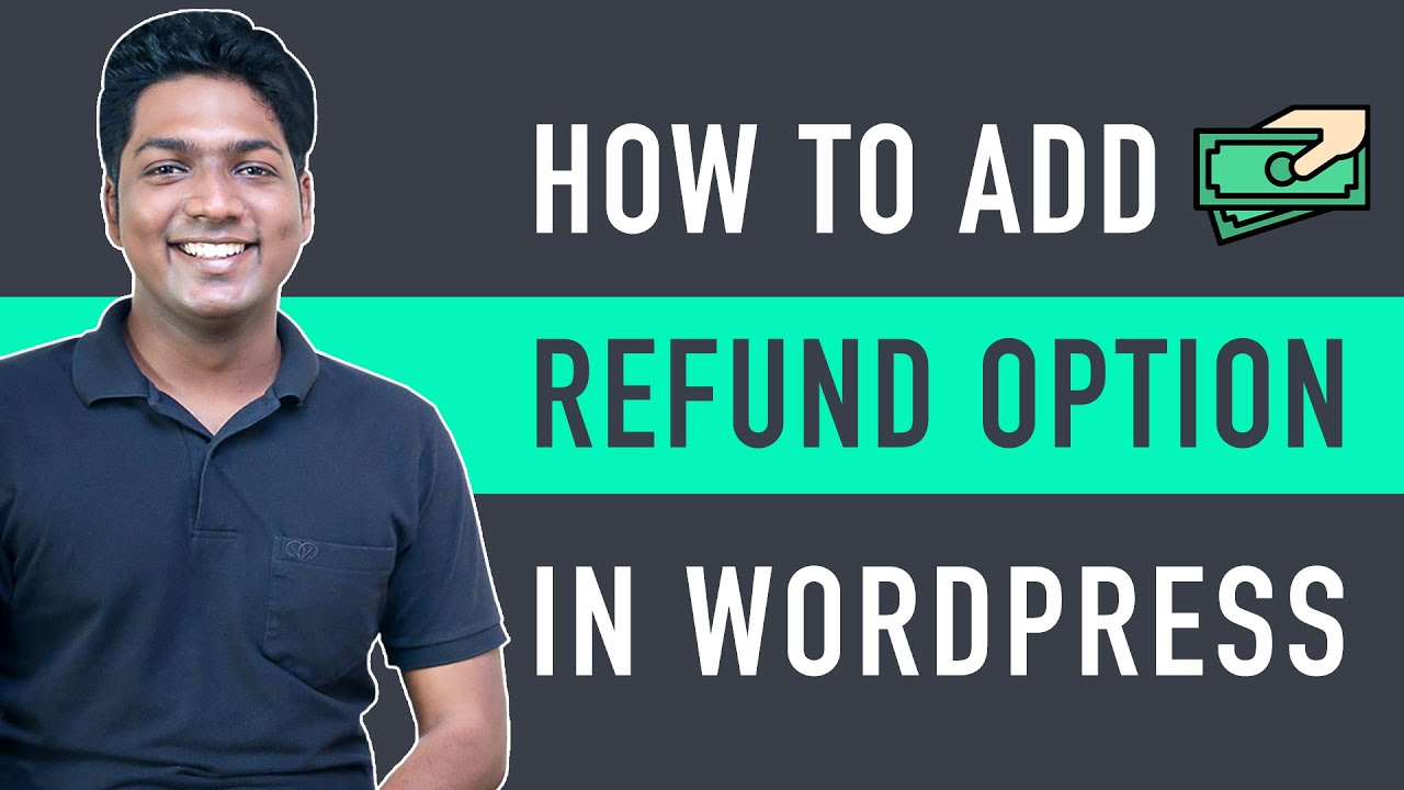 How To Add Refund Option to Your E Commerce website - YouTube