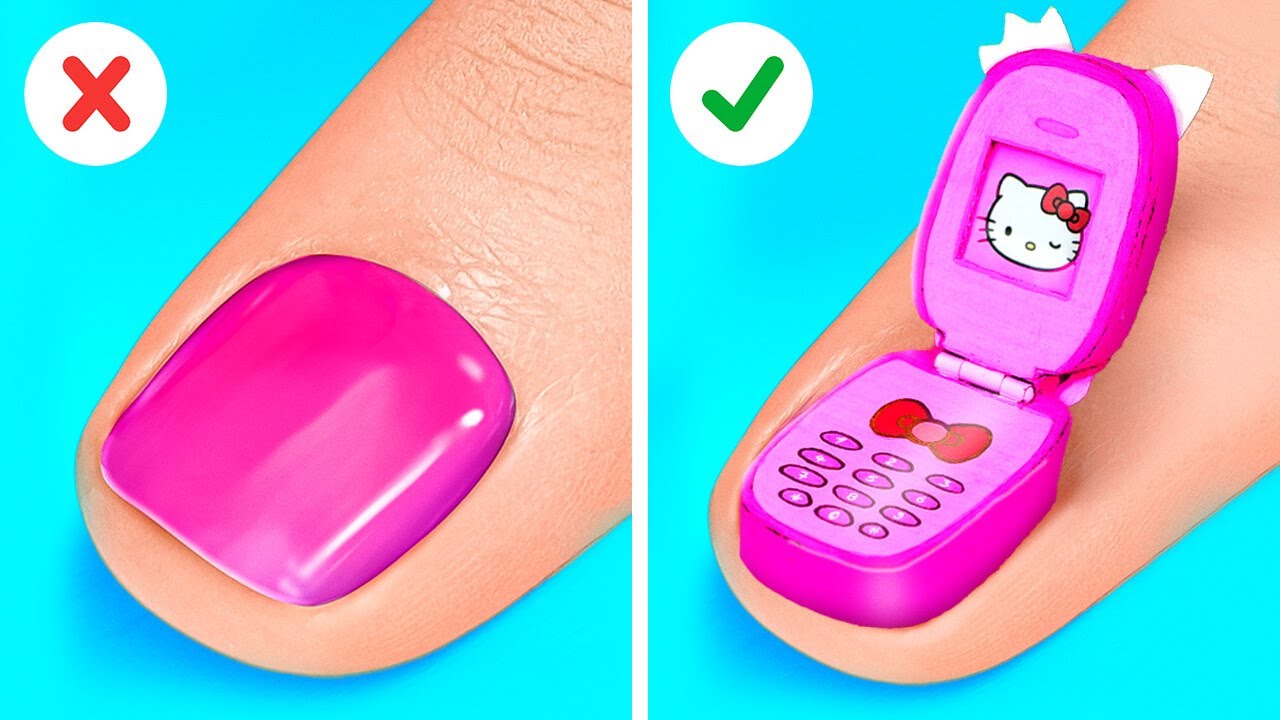 💖МИЛЫЕ КАРТОННЫЕ РУЧНЫЕ ИЗДЕЛИЯ 📦 DIY Телефон Hello Kitty! Лучшие советы для родителей от 123 GO!