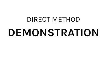 Direct Method in Teaching English MUC