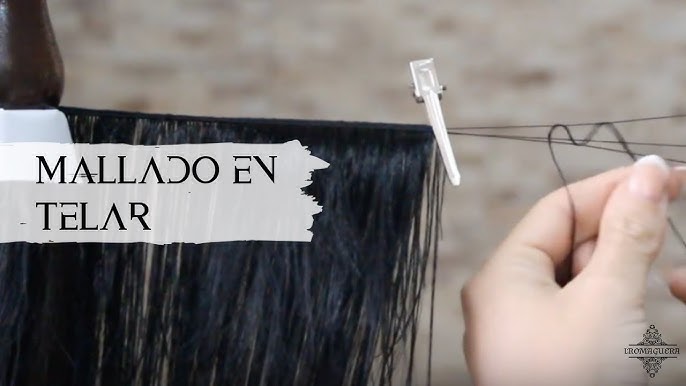 Cómo se colocan las extensiones cosidas? 