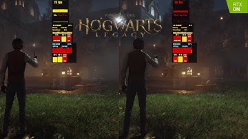 Hogwarts Legacy Ray Tracing ON vs OFF Native 4K (RTX 4090 / i9 13900K)