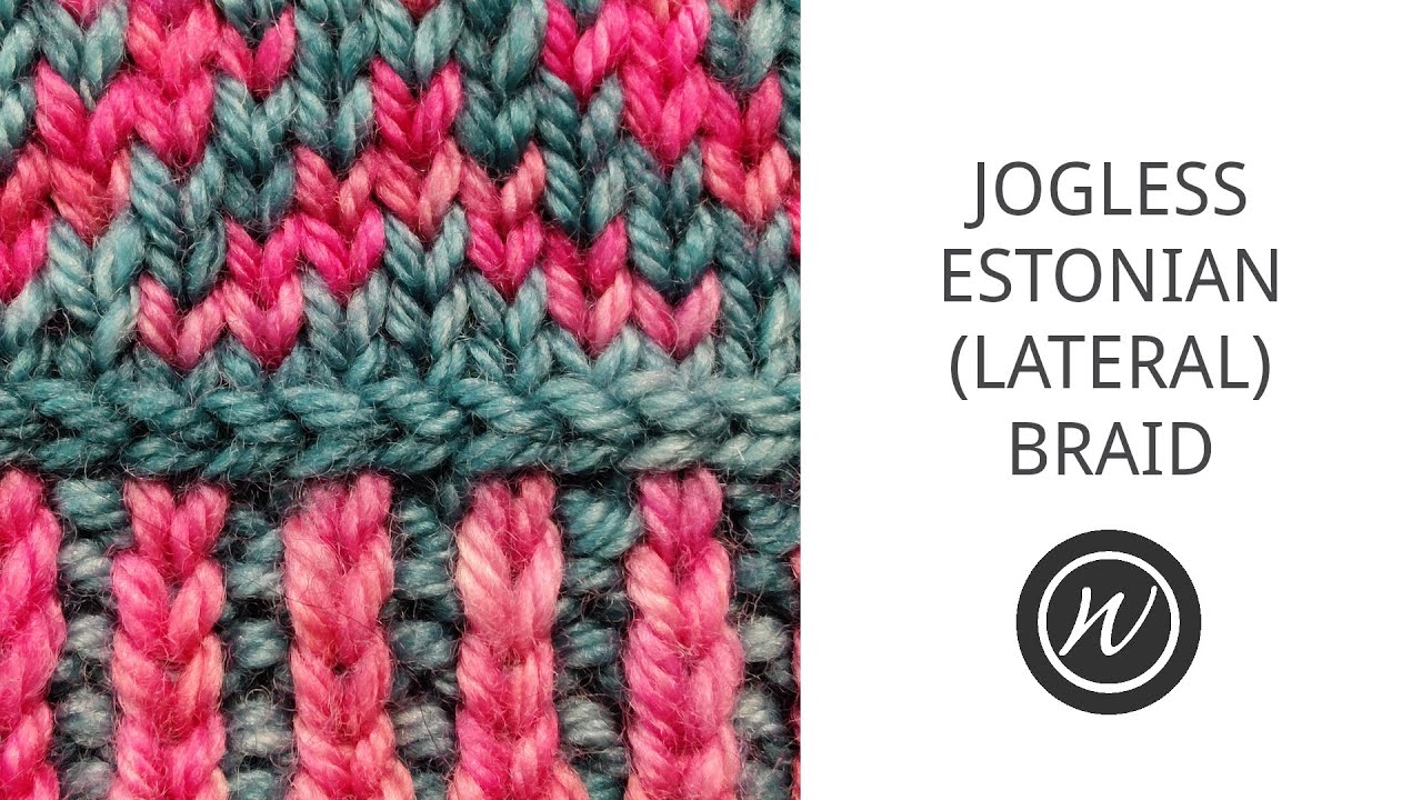 Боковая (эстонская) коса в круге