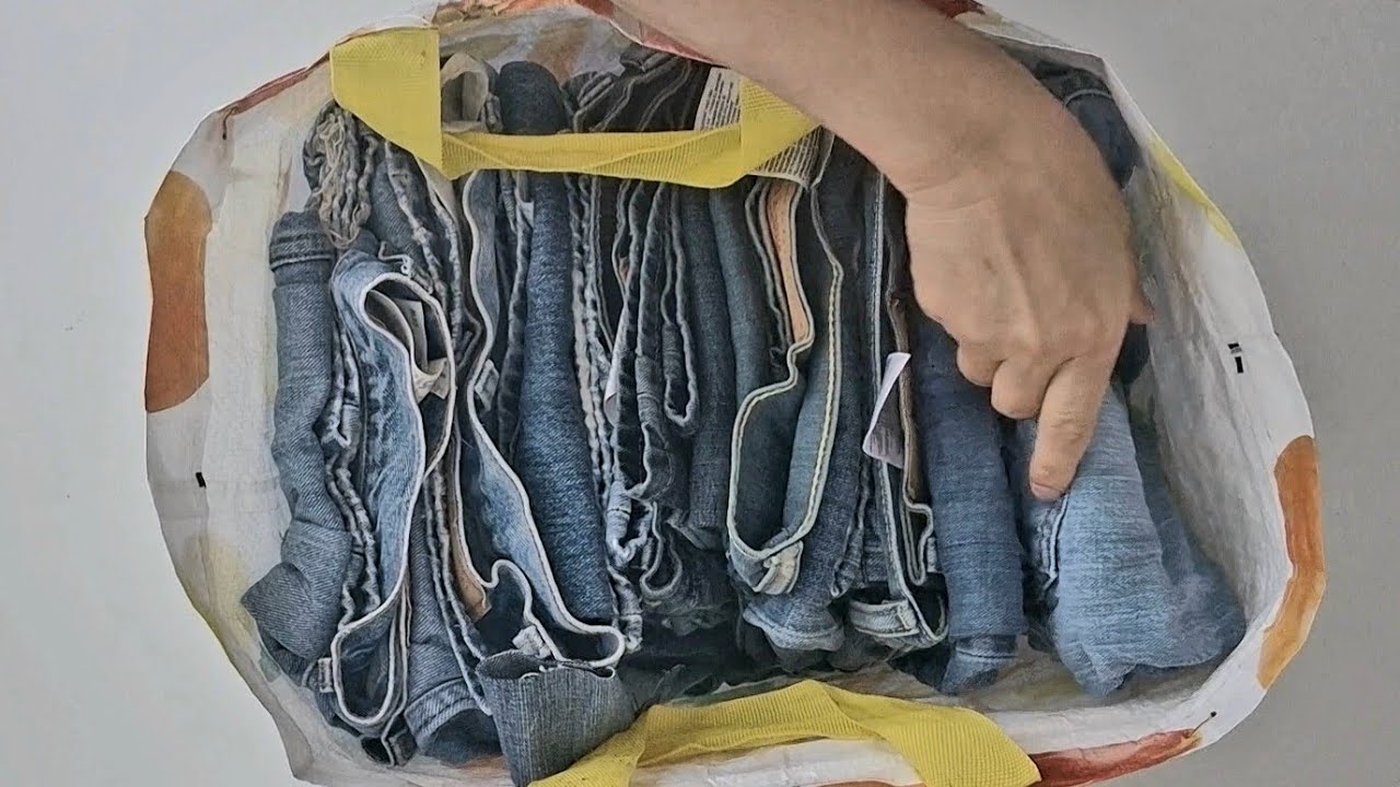 👖Превращение старых джинсов в кардиган для моей дочери💙✨