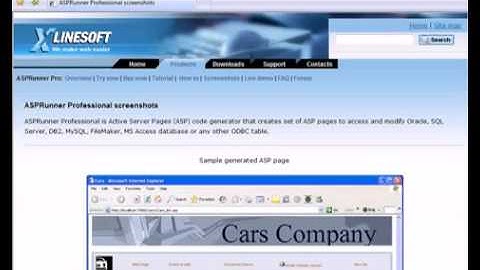11  How to incorporate application generated by ASPRunnerPro or PHPRunner into existing website