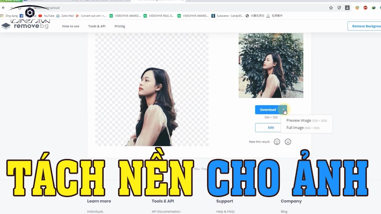 Cách tách phông nền ảnh 