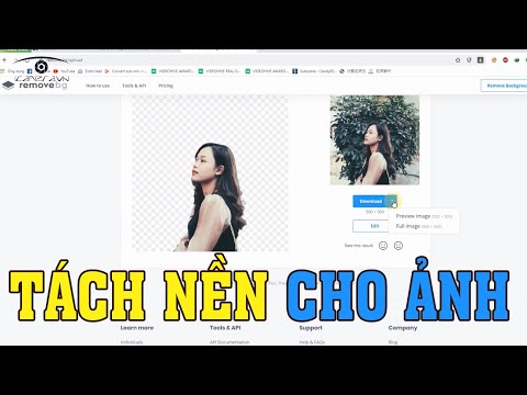 Video Cách tách phông nền ảnh 