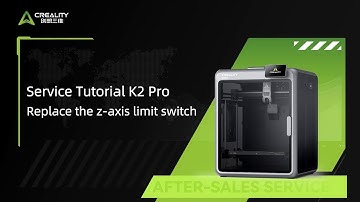 Service Tutorial K2 Pro Replace the z axis limit switch