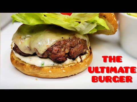 The Ulitimate Juicy Burger| Home Made Beef Burger ?