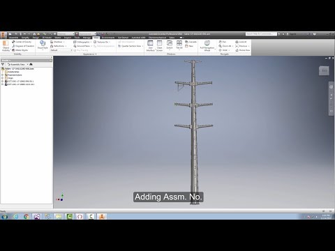 Autodesk Inventor Automation - Transmission Pole Configurator - video from FDES