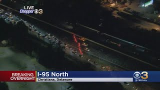 Crash On Interstate 95 Kills Pedestrian, Backs Up Traffic