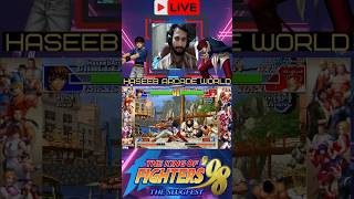 🧒 크리스 VS 이오리 야가미 🌙 #Fightcade2 #Shorts #Livestream #Haseebarcadeworld #Thekingoffighter98