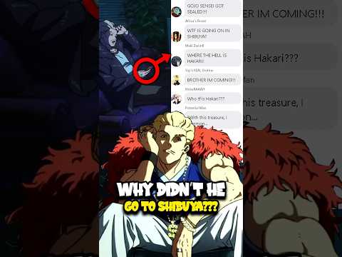 Why Didn T Hakari Go To The Shibuya Incident Jujutsu Kaisen Season 3 Jjk Jujutsukaisen Shorts 