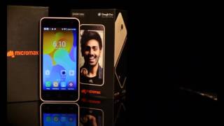 Micromax Spark Vdeo Q415 Dual Sim 4G Smartphone (1 GB RAM, Champagne)