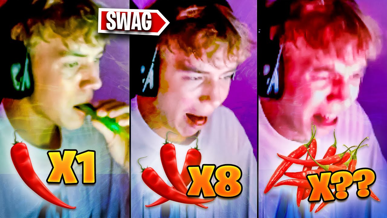 "MIN MUND BRÆNDER!!" | Swag laver Chili Challenge i Fortnite!