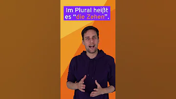 Wie heißen die Zehen Deutsch?