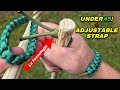 DIY Trekking Poles UNDER $5! with Paracord - AMAZING Traveling Knot for ADJUSTABLE Strap