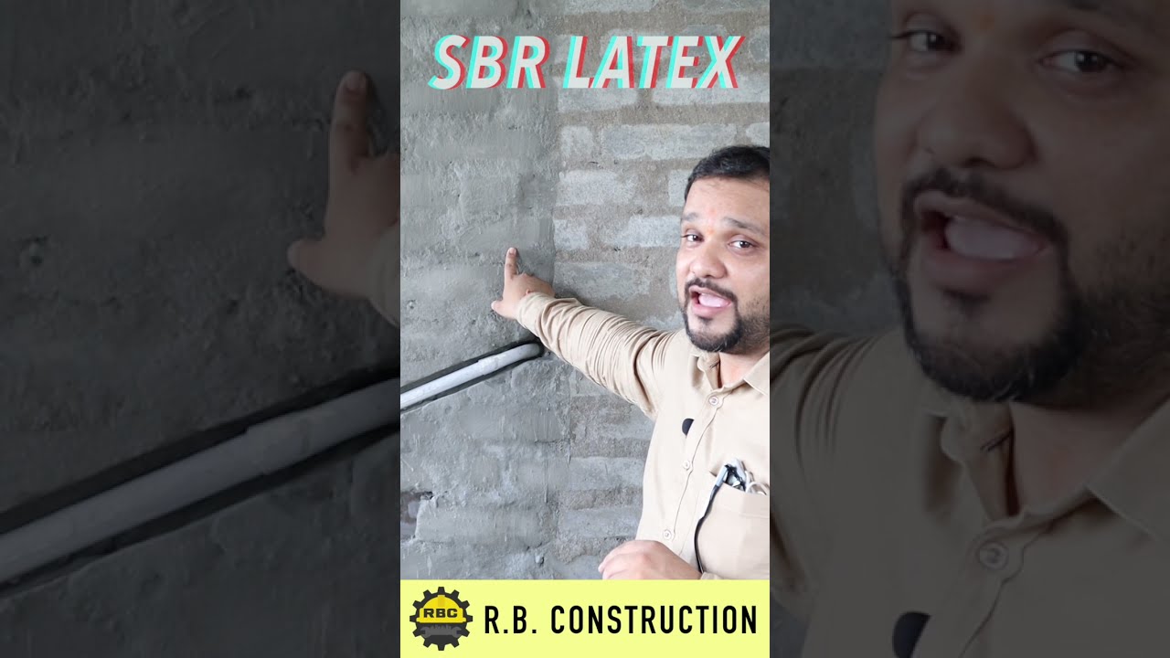 SBR LATEX Application For Wall Waterproofing | RB Construction