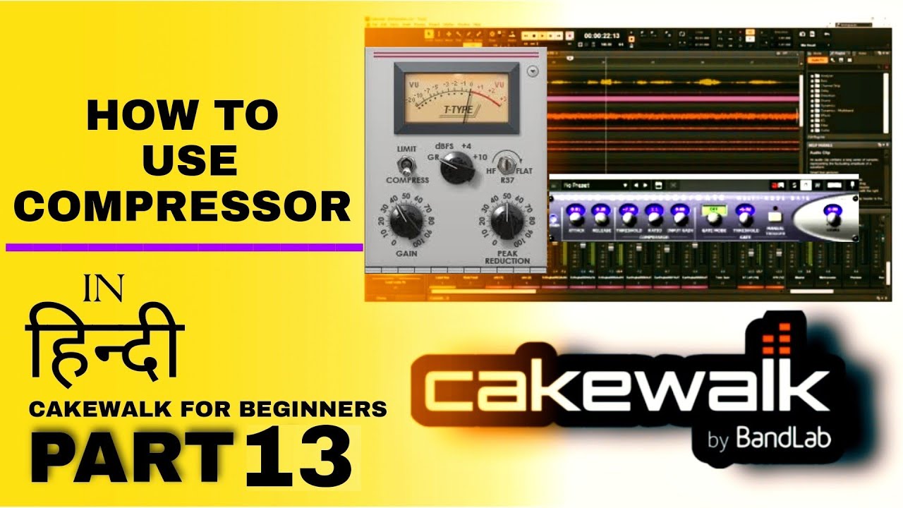 Cakewalk Tutorial: How To Use Compressor | Cakewalk Stock Compressor Tutorial 