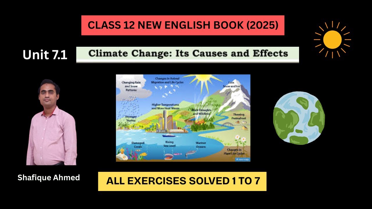 Unit 7.1 Climate Change 🌍: Its causes and effects |All Exercises Solved ...