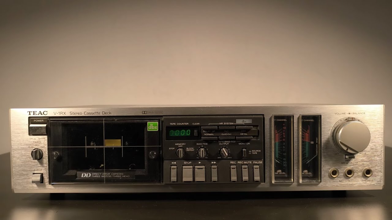 TEAC Cassette Deck Model V-4RX TESTED WORKS | Achetez sur