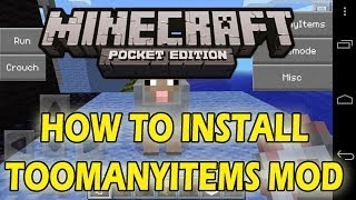 How To Install TooManyItems Mod For Minecraft Pocket Edition [0.8.0] [ANDROID] screenshot 5