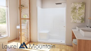 Low Threshold Showers | Laurel Mountain Whirlpools