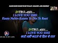 Kaate Nahi Katate Ye Din Ye Raat Karaoke | Eng & Hindi Lyrics with Scroll 🎤